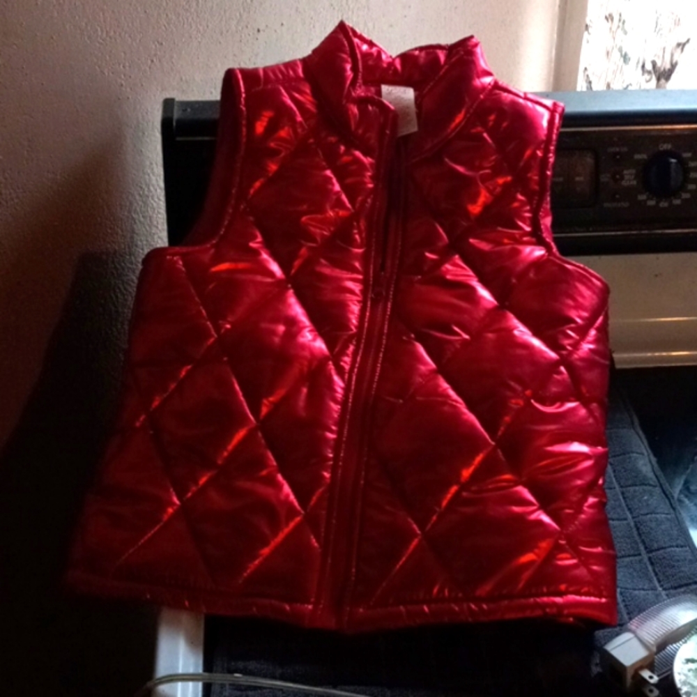 Girls Fire Red vest